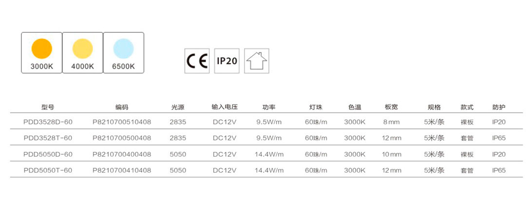 啟承12V低壓燈帶